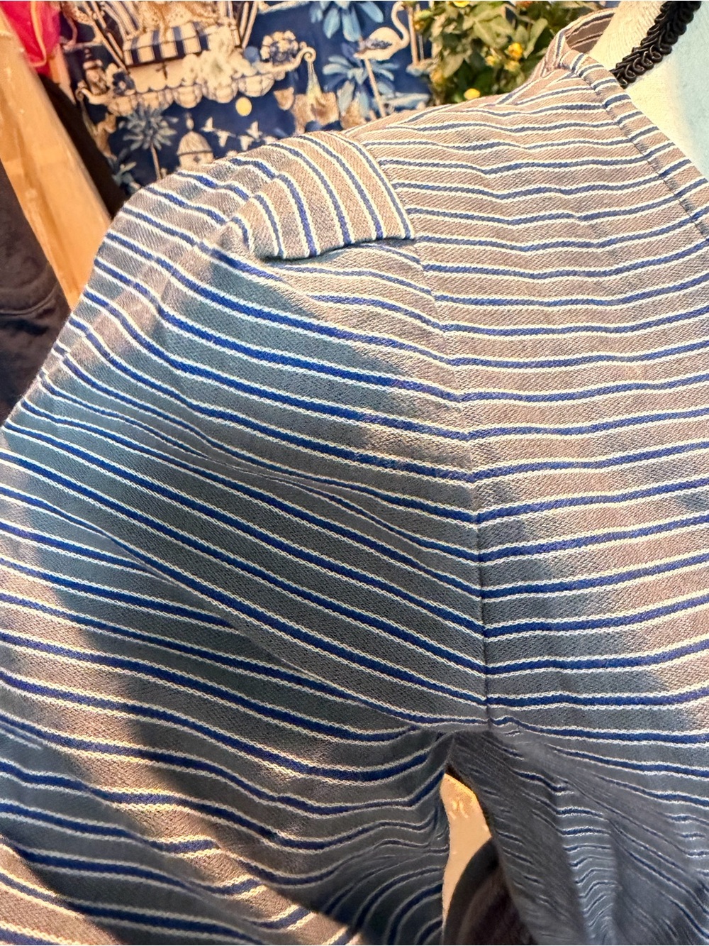 Christian Dior 1980’s Cotton Pinstripe Dress Size 9 - Picture 15 of 17